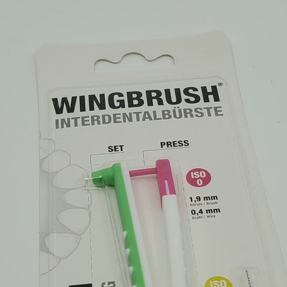 Wingbrush Interdental Brush with ISO 0 XS Refills KICKSTARTER Teeth Flosser New - Picture 4 of 10